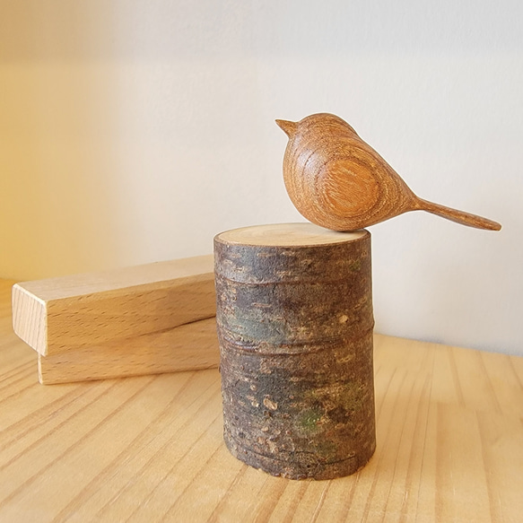 飛騨の木鳥(ことり) 小　ケヤキ 1枚目の画像
