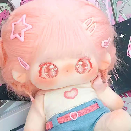 自作ぬいぐるみ・ピンクの女の子 オリキャラぬいを依頼したよ｜あーるぐれぃ