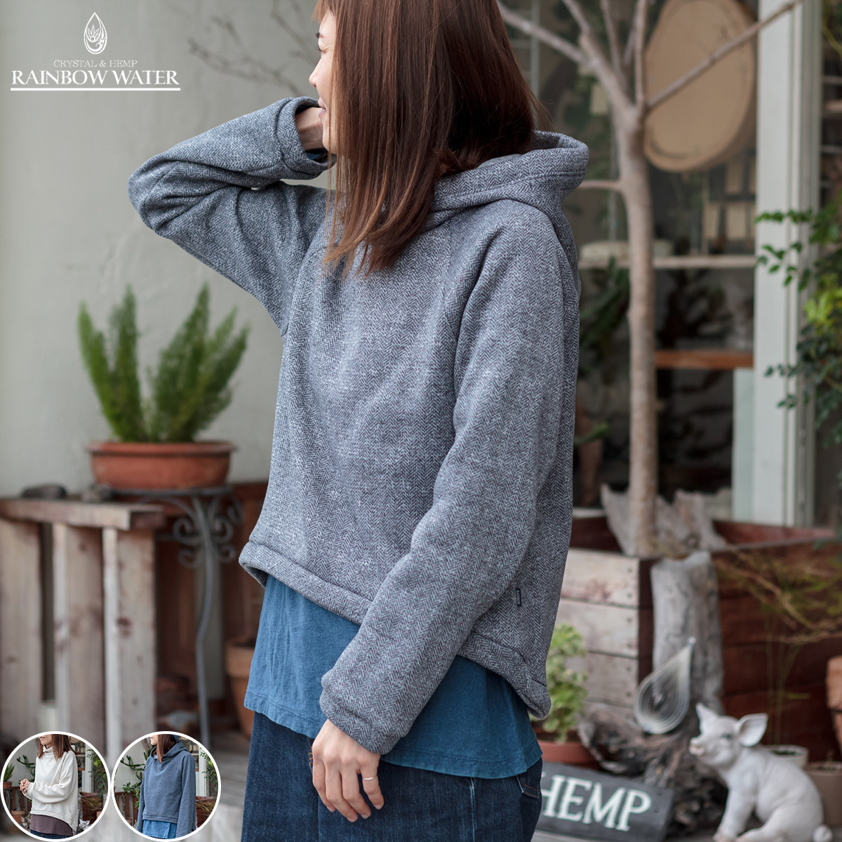 レディース プルオーバー フーディー / 3color 【パーカー】