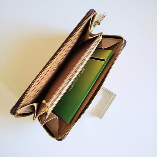 受注制作 送料無料 財布 ペットのシルエット描きます ラウンド  