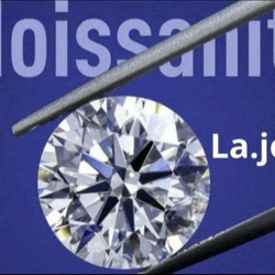 最高品質 モアサナイト ブルーグリーン 人工ダイヤ ハーフエタニティリング　16.5号 6枚目の画像