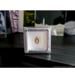 ルースケース・カバー【シルバー】 / frame for Gemstone case 2枚目の画像