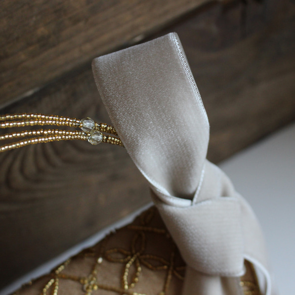 ベロアリボン【日本製/両面】3・6・9・12・18・24・36・48mm幅★CO6900ベルベット/293グレージュ 2枚目の画像