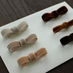 ベロアリボン【日本製/両面】3・6・9・12・18・24・36・48mm幅★CO6900ベルベット/293グレージュ 10枚目の画像