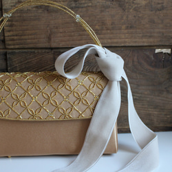 ベロアリボン【日本製/両面】3・6・9・12・18・24・36・48mm幅★CO6900ベルベット/293グレージュ 3枚目の画像