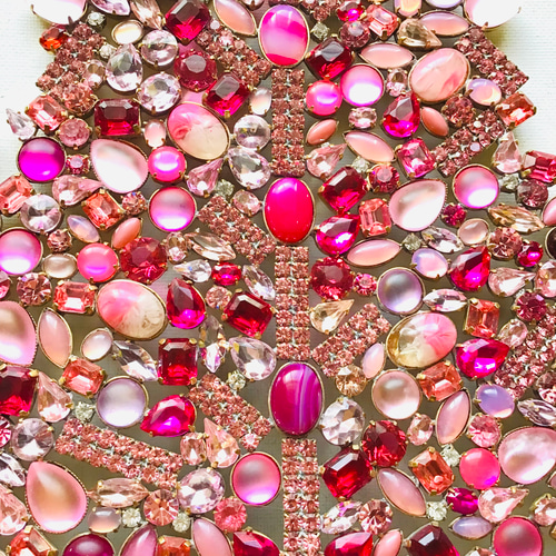 チェコガラスツリー（ピンク） チェコガラスツリー（ピンク） チェコガラスツリー（ピンク） チェコ