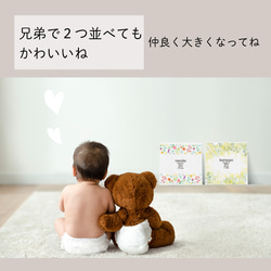 ２枚目30％オフ 命名書 ニューボーンフォト メモリアル 誕生日 born【命名ボードキャンバス正方形】 4枚目の画像