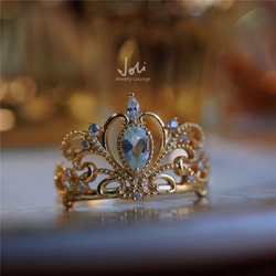 未使用保管品　ティアラデザイン パール　宝石王冠　リング　指輪 未使用保管品 ティアラデザイン パール 宝石王冠 リング 指輪