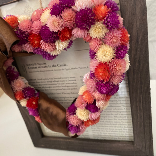 スイートなハートのリース Heart Wreath ~ハートリース~ #12497 – GINZA SOBI FLOWERS