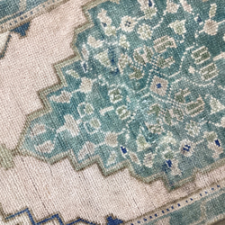手織りトルコ絨毯 92x47cm ヴィンテージラグ 4枚目の画像