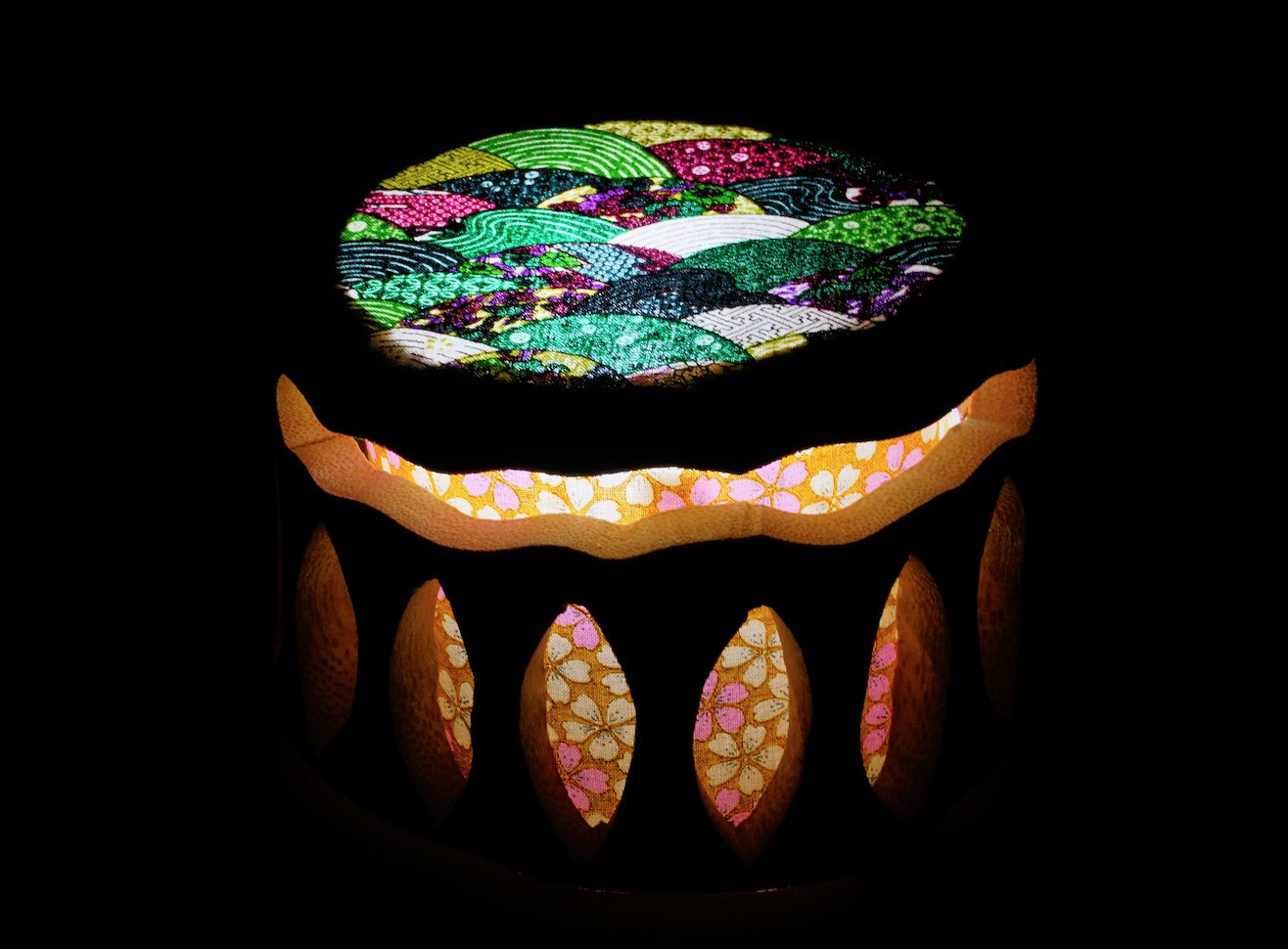 ★竹灯り・竹あかり・竹灯籠　～～ 癒しの灯り　華衣ライン★華松★～～