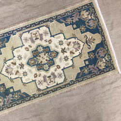 手織りトルコ絨毯 97x57cm ヴィンテージラグ 3枚目の画像
