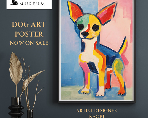 「三日月」｜絵画 原画 抽象画 動物画 イラスト アート 犬の絵 ドローイング 楽天市場】【LINE登録300円OFFクーポン】 絵画 アート 油絵