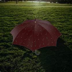 【受注生産】オリーブの錆茶の雨傘　 8枚目の画像
