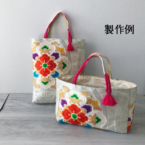 帯バック/お持ち込みの帯で製作致します。 トートバッグ 小梅や 通販 