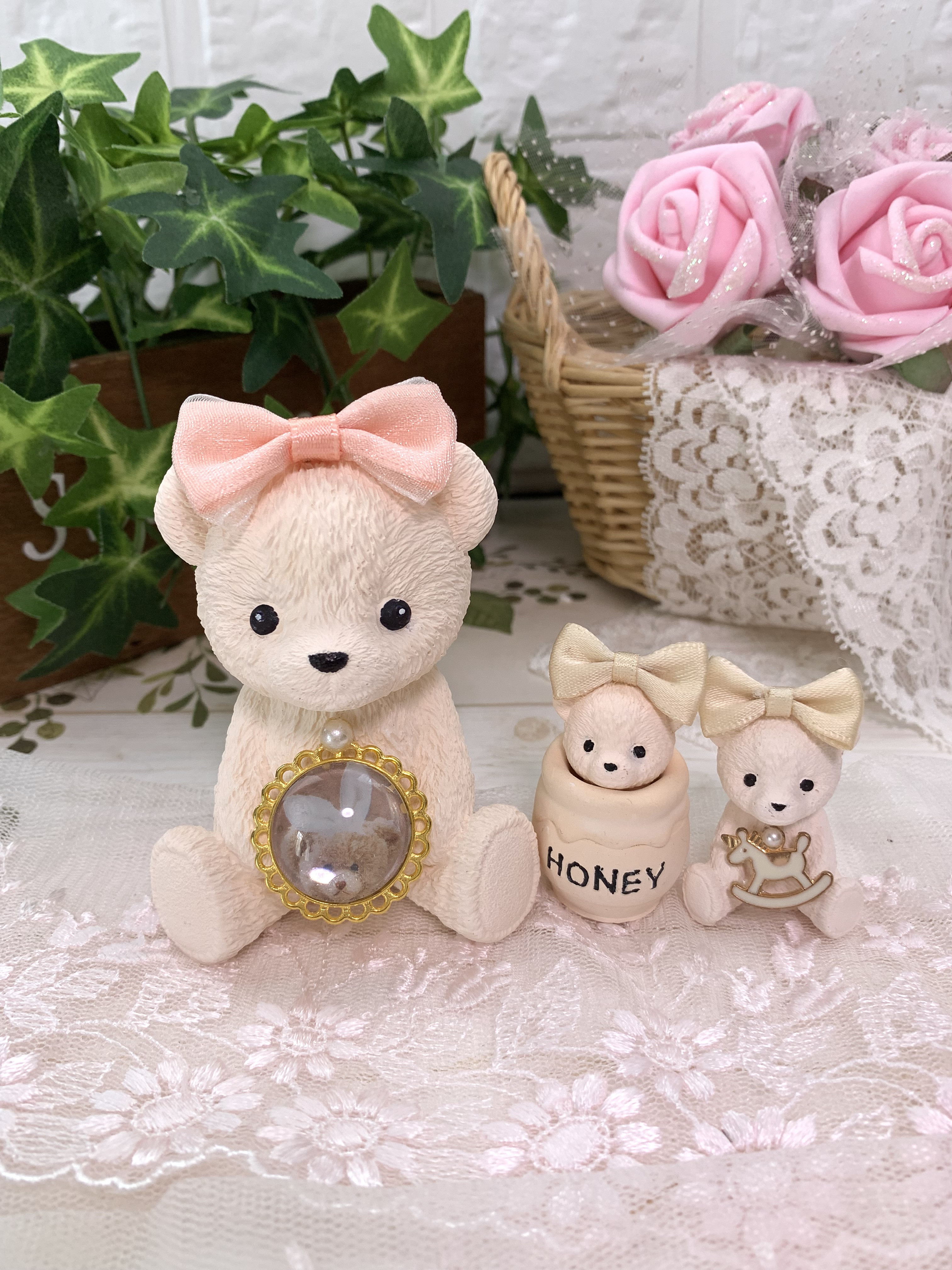 優しいお姉さんうさぎ ぬいぐるみ アーティストベア ハンドメイド 海外