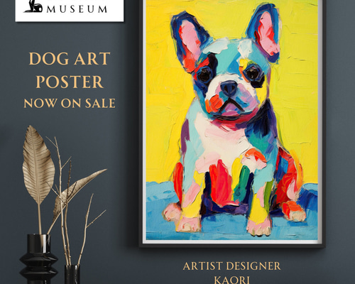 【LOVE】フレンチブルドッグ　犬　ポップアート　キャンバスF6号　アクリル画 Amazon.co.jp: KARE カレ 正規品 絵画 アート ヘッド ドレス