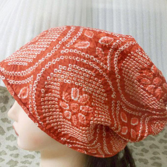 うぁふわり セミオーダー生地紹介3 難有難隠し キャップ 室内帽子 着物リメイク うぁふわり セミオーダー生地紹介3 難有難隠し キャップ 室内帽子 着物
