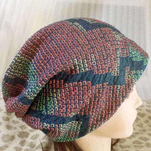 うぁふわり セミオーダー生地紹介2 難有難隠し キャップ 室内帽子 着物
