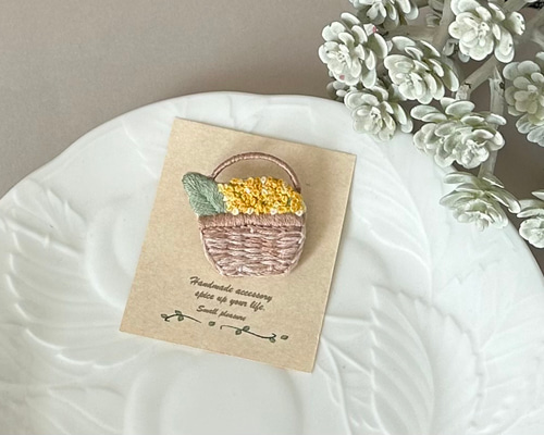 花満載刺繍ブローチ ブローチ Small pleasure 通販 17183411