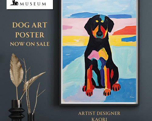 「bitter」｜絵画 原画 抽象画 動物画 犬の絵 イラスト ドローイング bitter」｜絵画 原画 抽象画 動物画 犬の絵 イラスト