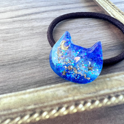 きらめく星空の猫ちゃんヘアゴム ヘアゴム Kemko 通販 17183583