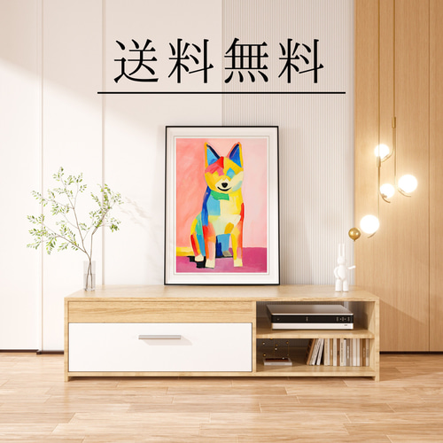 「bitter」｜絵画 原画 抽象画 動物画 犬の絵 イラスト アート c374472e83d7a0f98cd37d91612d56