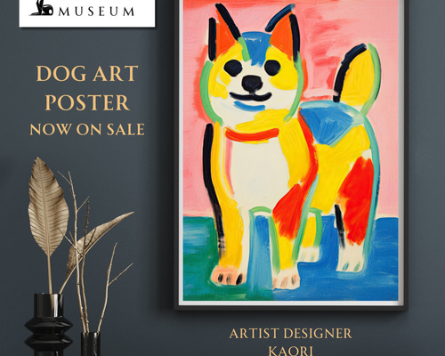 「bitter」｜絵画 原画 抽象画 動物画 犬の絵 イラスト アート bitter」｜絵画 原画 抽象画 動物画 犬の絵 イラスト アート