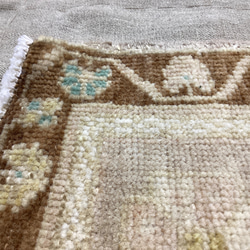 手織りトルコ絨毯 96x51cm ヴィンテージラグ 4枚目の画像