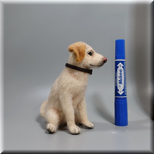 羊毛フェルト　ラブラドールレトリーバー 羊毛フェルト 犬 ラブラドールレトリバー 羊毛フェルト masapan