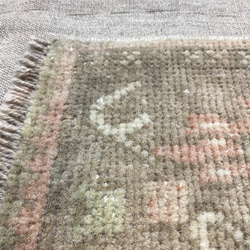 手織りトルコ絨毯 86x49cm ヴィンテージラグ 4枚目の画像