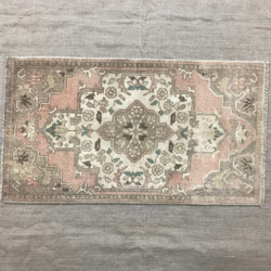 手織りトルコ絨毯 86x49cm ヴィンテージラグ 2枚目の画像