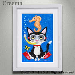 絵画。原画☆キャンバスF10【可愛い猫たちのピアノ演奏会が始まった】 絵画。原画☆キャンバスF10【可愛い猫たちのピアノ演奏会が