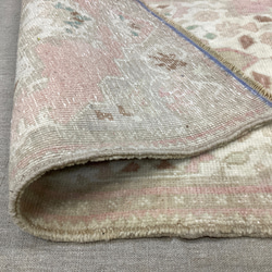 手織りトルコ絨毯 95x51cm ヴィンテージラグ 6枚目の画像