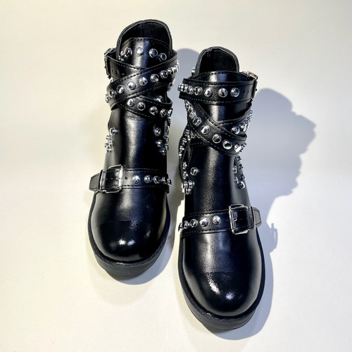 PRADA 【プラダ】Prada モノリス ブラッシュドレザー スタッズ