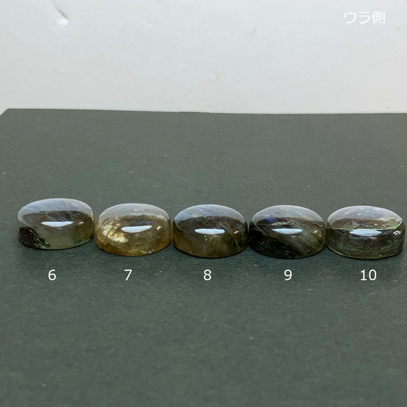 ラブラドライト16ｍｍ円形ルース[702]　天然石 ／ ルース ／カボション 3枚目の画像