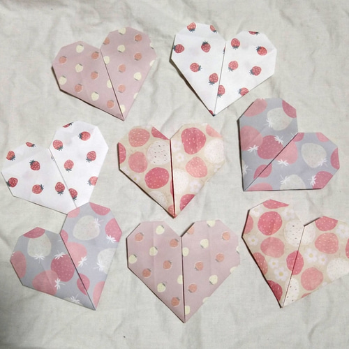 バレンタイン・ハート・セット・折り紙 ・壁面飾り【☆送料無料
