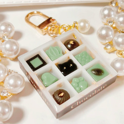 バレンタインチョコレート◇シャカシャカキーホルダー