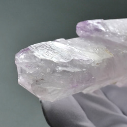 【鉱物 標本 骸晶 紫水晶 結晶 原石】メキシコ ベラクルス 大きな アメジスト スケルタル 116mm 169g 19枚目の画像