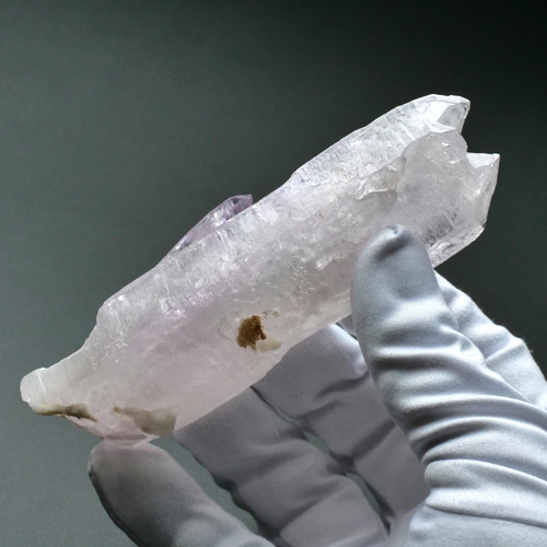 鉱物 標本 骸晶 紫水晶 結晶 原石】メキシコ ベラクルス 大きな