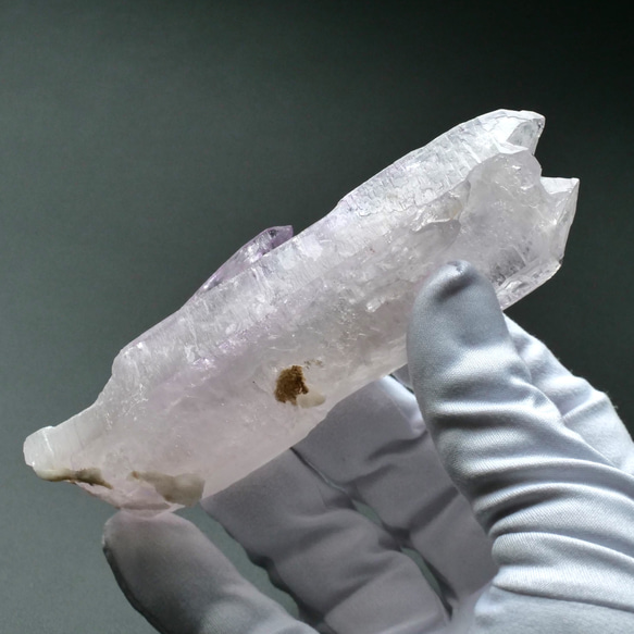 【鉱物 標本 骸晶 紫水晶 結晶 原石】メキシコ ベラクルス 大きな アメジスト スケルタル 116mm 169g 4枚目の画像