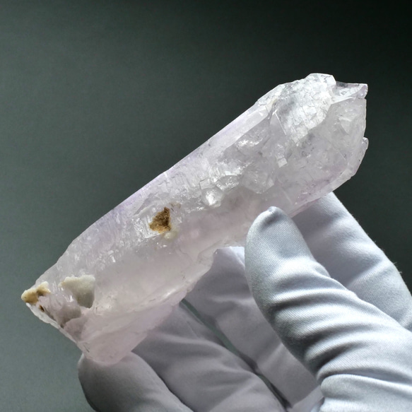 【鉱物 標本 骸晶 紫水晶 結晶 原石】メキシコ ベラクルス 大きな アメジスト スケルタル 116mm 169g 5枚目の画像