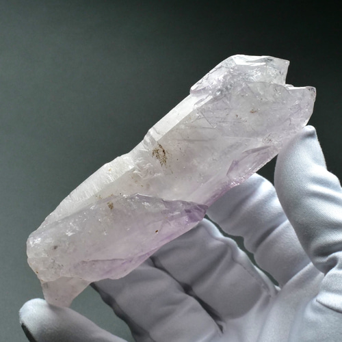 鉱物 標本 骸晶 紫水晶 結晶 原石】メキシコ ベラクルス 大きな