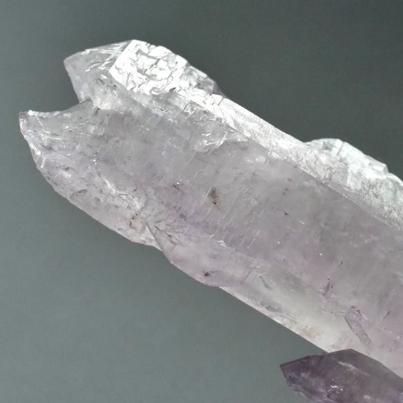 【鉱物 標本 骸晶 紫水晶 結晶 原石】メキシコ ベラクルス 大きな アメジスト スケルタル 116mm 169g 13枚目の画像