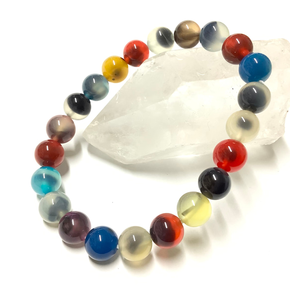 アラシャンゴビ目石瑪瑙5個セット(半透明) 一点物☆万能のお守り