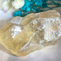 レインボー✨ 非加熱 天然シトリン 原石 ラフストーン 天然石 東洋