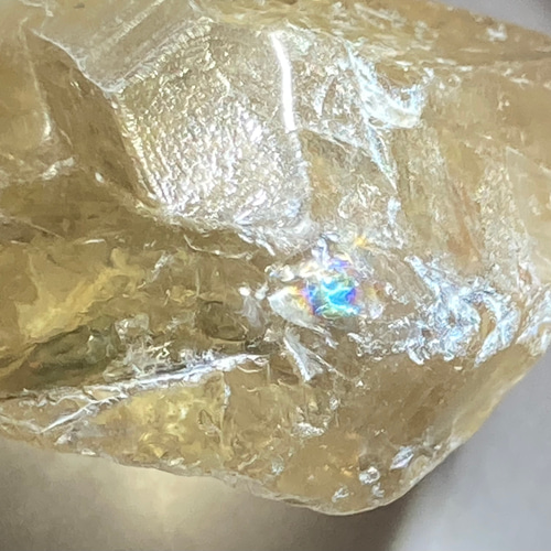 レインボー✨ 非加熱 天然シトリン 原石 ラフストーン 天然石 東洋