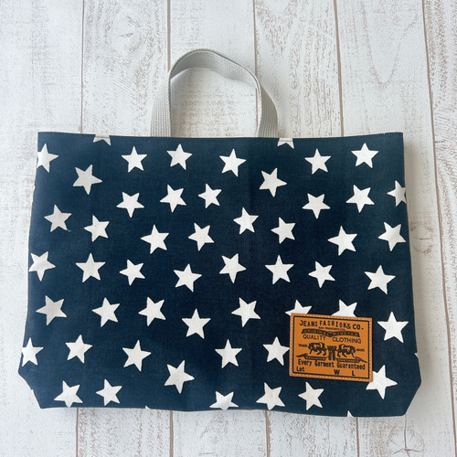 帆布星柄レッスンバッグセット レッスンバッグ Tenohira Labo