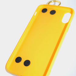 Ring Karabiner&Band iPhone Case (yellow) スマートフォングッズ イエロー 黄色 5枚目の画像