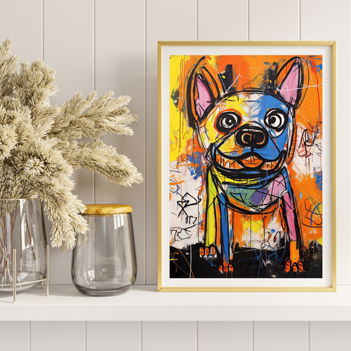 絵画　犬 Amazon.co.jp: 18 アート絵画 狩猟犬と鹿 HRT1 猟犬 キャンバス